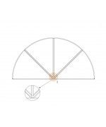Half Round Window FIXED White uPVC Half-Circle with Glazing Bars