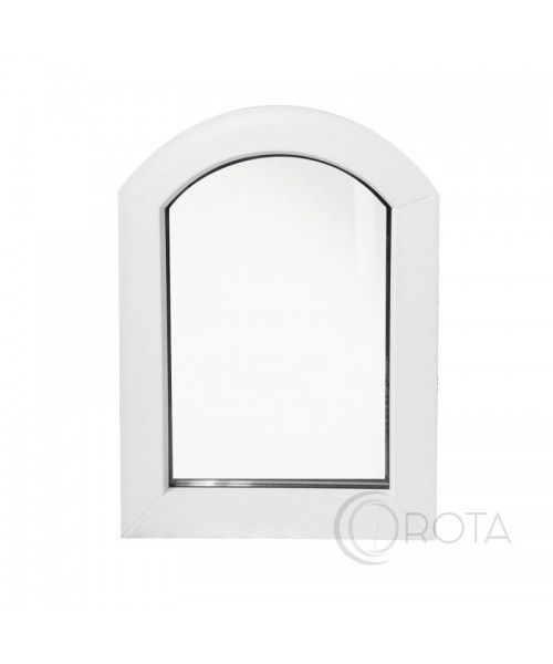 Arched window 600x900mm White FIXED Arch uPVC