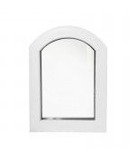Arched window 600x900mm White FIXED Arch uPVC
