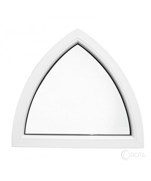 Arched Window 900x850mm FIXED White Gothic Arch uPVC