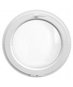Round Window TILT White Circular Hopper uPVC Porthole 