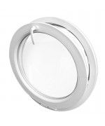 Round Window TILT White Circular Hopper uPVC Porthole 