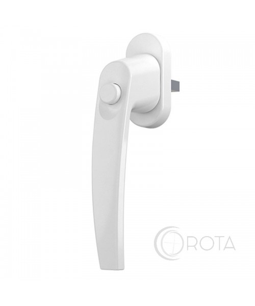 Universal Aluminium Window Handle with Lock Button
