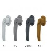 Universal Aluminium Window Handle with Lock Button