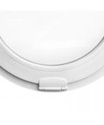 Round Window TILT White with Estetic 3D Hinge uPVC Hopper Porthole