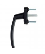 Universal Black Aluminium Window Handle