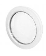 Round window FIXED white circular uPVC porthole  Round window FIXED white circular uPVC porthole
