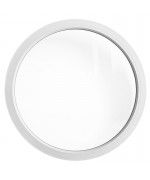 Round window FIXED white circular uPVC porthole  Round window FIXED white circular uPVC porthole