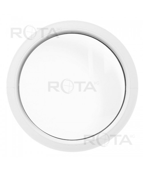 Round window FIXED white circular uPVC porthole  Round window FIXED white circular uPVC porthole