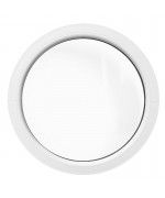 Round window FIXED white circular uPVC porthole  Round window FIXED white circular uPVC porthole