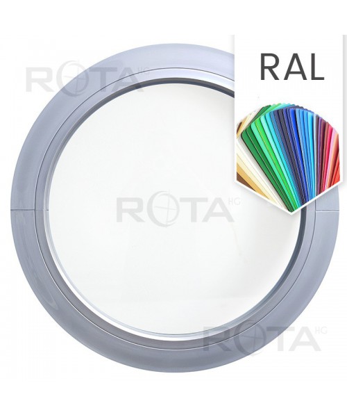 Round Window FIXED RAL Coloured Circular uPVC Porthole Round Window FIXED RAL Coloured Circular uPVC Porthole