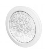 Round window FIXED white uPVC low-e textured-glass