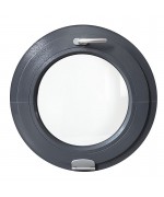 Round Window TILT Coloured Circular uPVC Woodgrain Finish