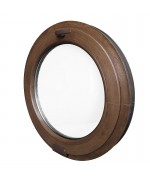 Round Window TILT Coloured Circular uPVC Woodgrain Finish