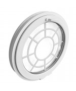 Round Window TILTED White Circular uPVC with decorative muntins