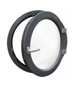 Round Window TURN Coloured Circular Casement uPVC Woodgrain Finish Round Window TURN Coloured Circular Casement uPVC Woodgrain Finish