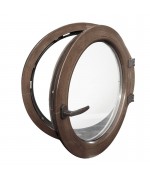 Round Window TURN Coloured Circular Casement uPVC Woodgrain Finish Round Window TURN Coloured Circular Casement uPVC Woodgrain Finish
