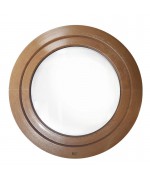 Round Window TURN Coloured Circular Casement uPVC Woodgrain Finish Round Window TURN Coloured Circular Casement uPVC Woodgrain Finish