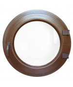 Round Window TURN Coloured RAL Circular Casement uPVC