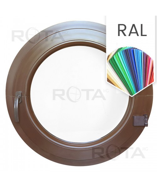 Round Window TURN Coloured RAL Circular Casement uPVC