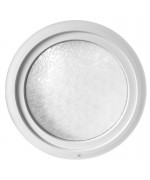 Round Window TURN White Circular Casement uPVC Textured Glass