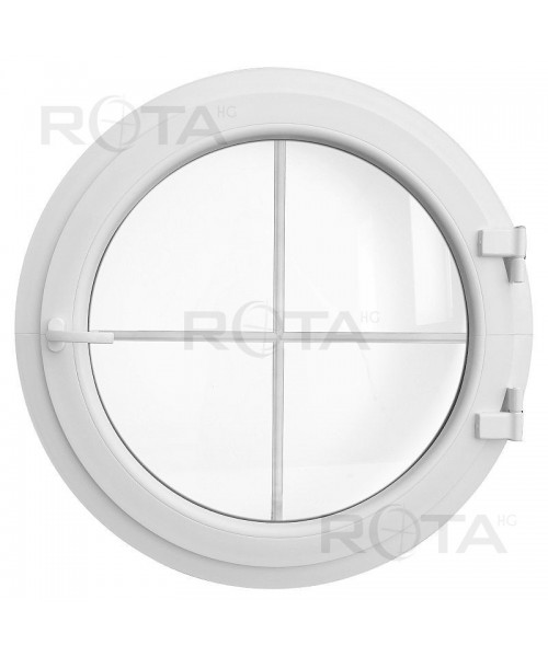Round Window TURN White Circular Casement uPVC wit Glazing Bars Round Window TURN White Circular Casement uPVC wit Glazing Bars