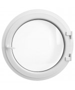 Round Window TURN White Circular Casement uPVC Porthole