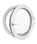 Round Window TURN White Circular Casement uPVC Porthole
