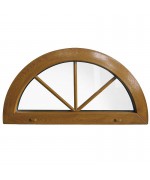 Half Round Window FIXED Coloured Woodgrain Half-circle uPVC Muntins Half Round Window FIXED Coloured Woodgrain Half-circle uPVC Muntins