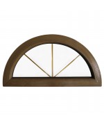 Half Round Window FIXED Coloured Woodgrain Half-circle uPVC Muntins Half Round Window FIXED Coloured Woodgrain Half-circle uPVC Muntins