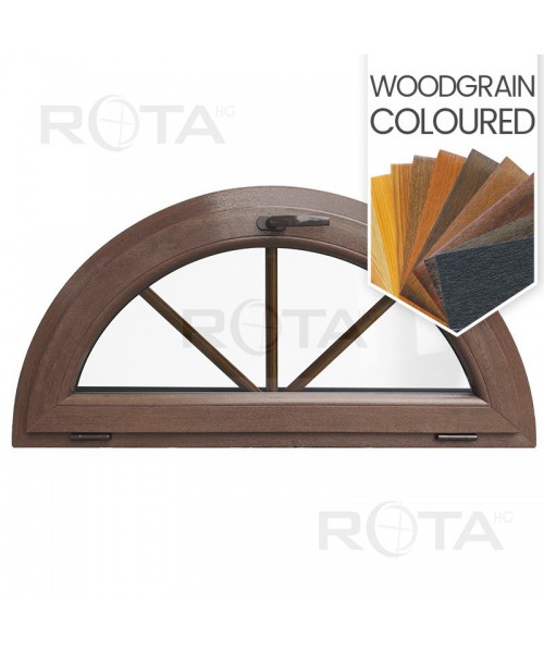 Half Round Window TILT Coloured Half-circle uPVC Muntin Bars Half Round Window TILT Coloured Half-circle uPVC Muntin Bars