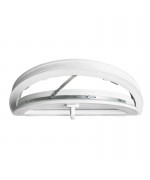 Half Round Window TILT White Half-circle Hopper uPVC Textured Glass