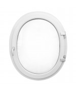 Oval Window TURN White Casement Ellipse uPVC VERTICAL Oval Window TURN White Casement Ellipse uPVC VERTICAL