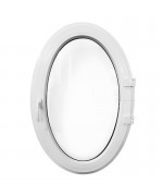 Oval Window TURN White Casement Ellipse uPVC VERTICAL Oval Window TURN White Casement Ellipse uPVC VERTICAL