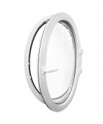 Oval Window TURN White Casement Ellipse uPVC VERTICAL Oval Window TURN White Casement Ellipse uPVC VERTICAL