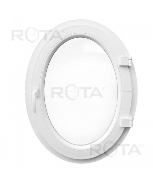 Oval Window TURN White Casement Ellipse uPVC VERTICAL Oval Window TURN White Casement Ellipse uPVC VERTICAL