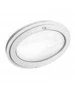 Oval Round Window TILT White Hopper Ellipse uPVC HORIZONTAL
