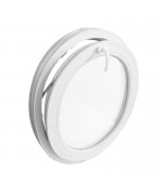 Oval Round Window TILT White Hopper Ellipse uPVC VERTICAL