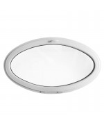 Oval Window 1600x900mm TILT Hopper White Ellipse uPVC Oval Window 1600x900mm TILT Hopper White Ellipse uPVC