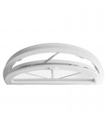 Half Round Window TILT White Half-circle Hopper uPVC with Muntins Half Round Window TILT White Half-circle Hopper uPVC with Muntins