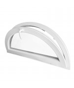 Half Round Window TILT White Half-circle Hopper uPVC 