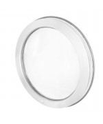 Round Window FIXED Odd Leg White Circular uPVC Porthole