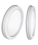 Round Window FIXED Odd Leg White Circular uPVC Porthole