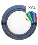 Round Window PIVOT Horizontal Coloured RAL Circular uPVC