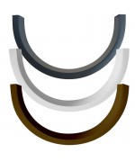  uPVC Angle trim masking profile for round windows