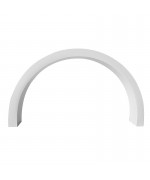  uPVC Angle trim masking profile for round windows