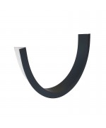 uPVC Angle trim masking profile for round windows