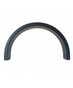  uPVC Angle trim masking profile for round windows