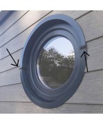 Flexible PVC connector for masking profiles