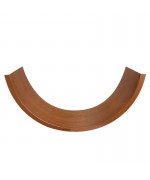 uPVC Windowsill L-shaped masking profile for half round windows